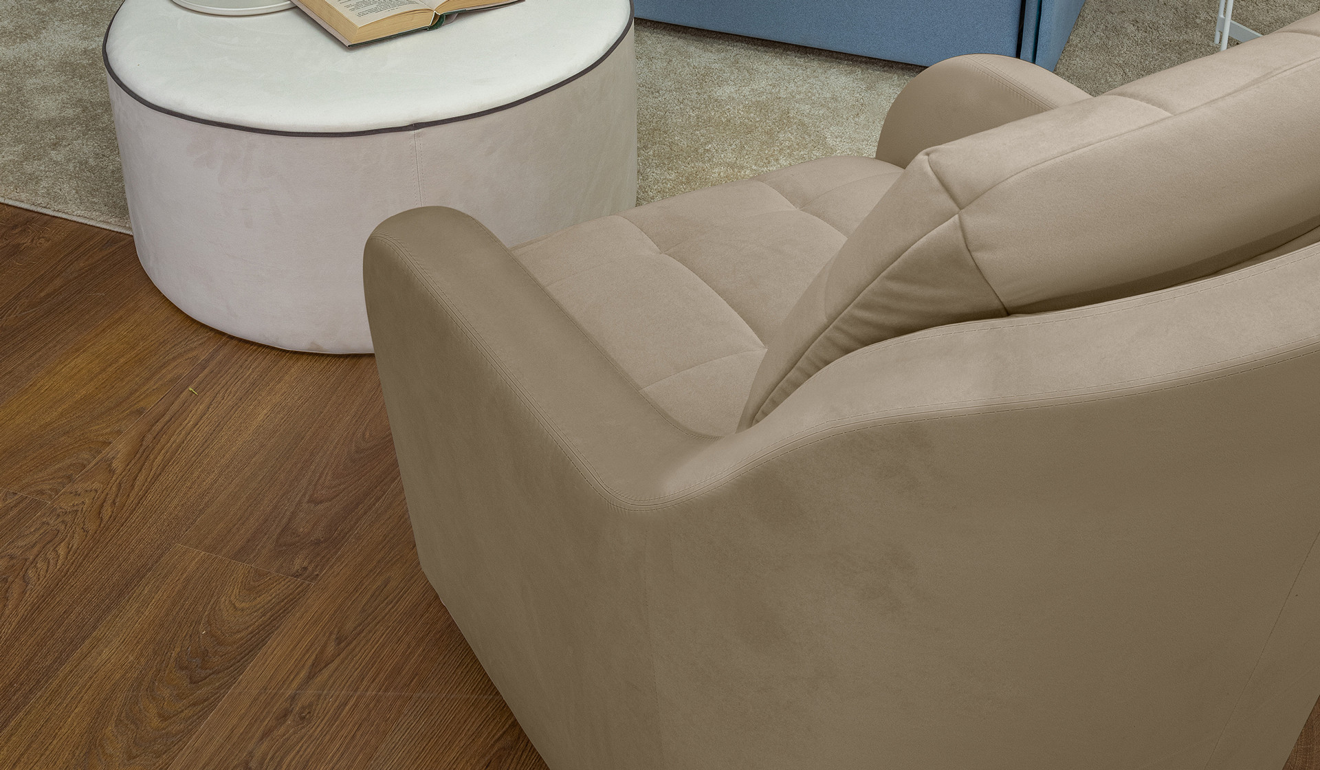 Купить Кресло «МЮНХЕН» велюр beige в интернет магазине Anderssen - изображение 3