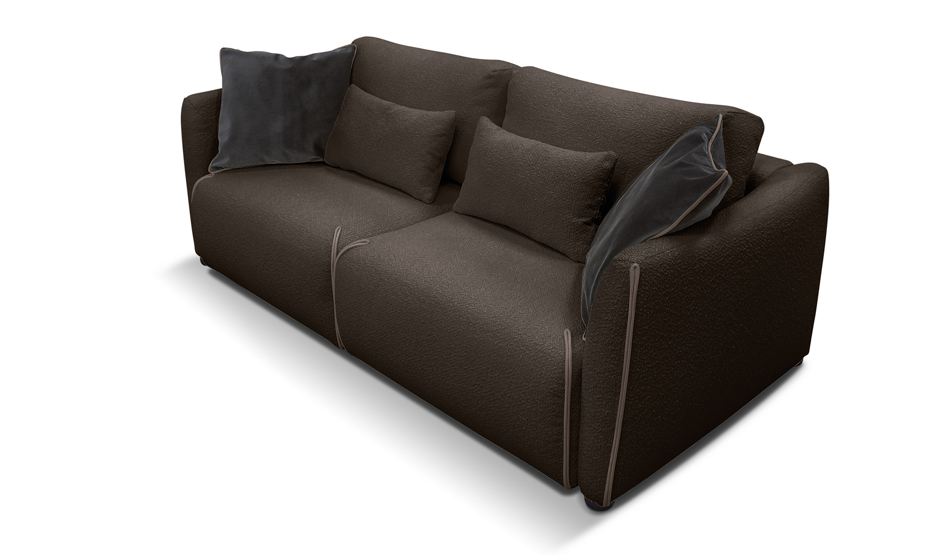 Купить Модульный диван «МАННИ» (еврокнижка) в Букле Браун в интернет магазине Anderssen - изображение 3