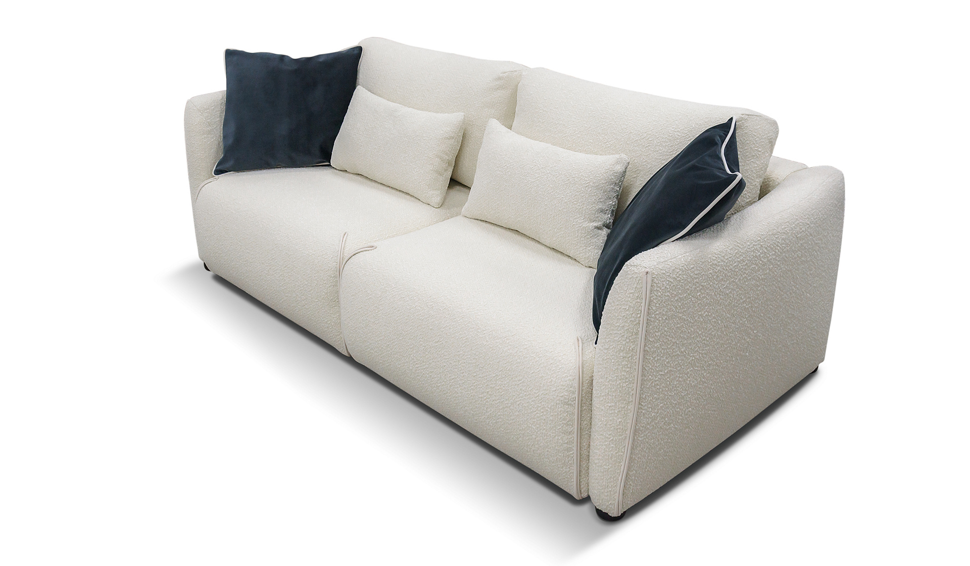 Купить Модульный диван «МАННИ» (еврокнижка) в Букле Вайт в интернет магазине Anderssen - изображение 3