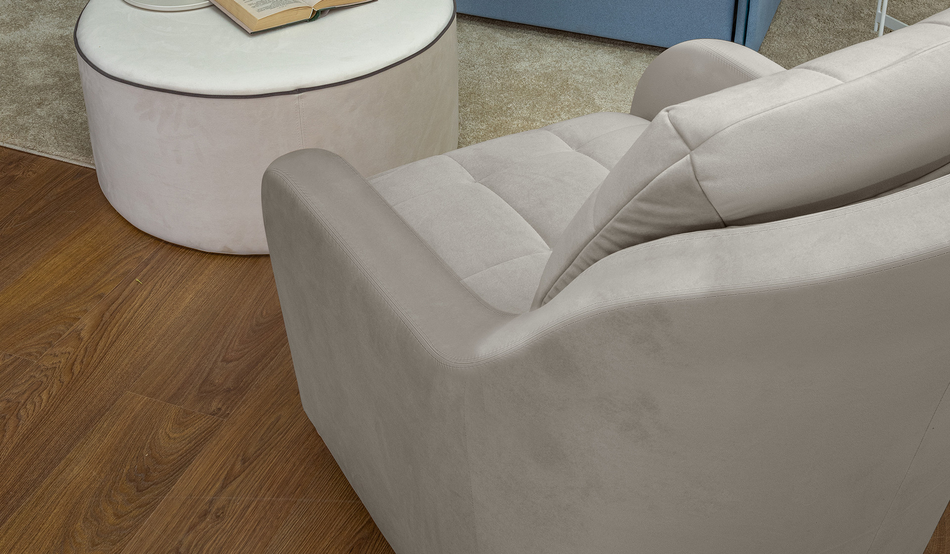 Купить Кресло «МЮНХЕН» велюр pebble в интернет магазине Anderssen - изображение 3