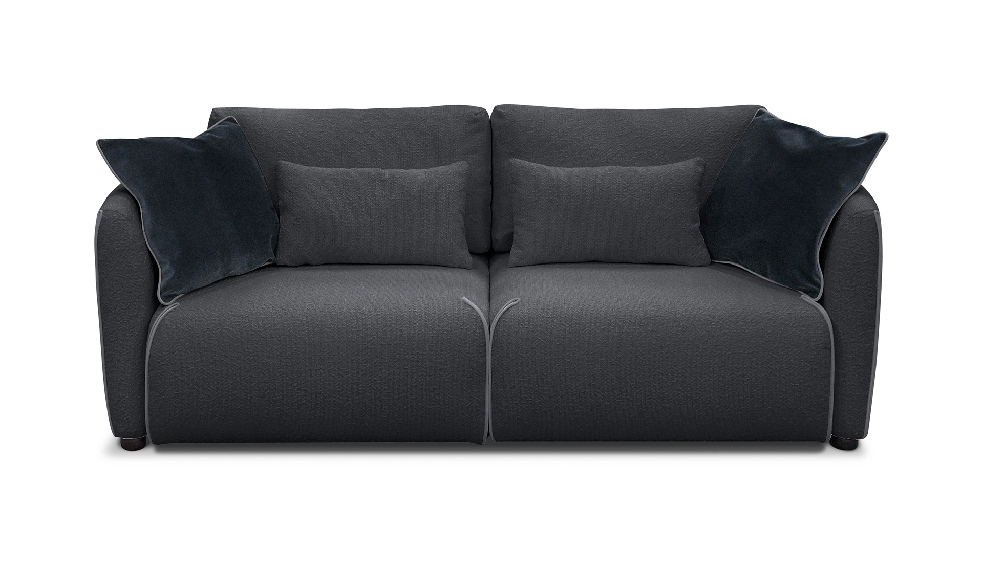 Купить Модульный диван «МАННИ» (еврокнижка) в Букле Дарк Грей в интернет магазине Anderssen - изображение 2