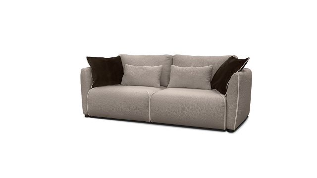 Модульный диван «МАННИ» (еврокнижка) в Букле Латте