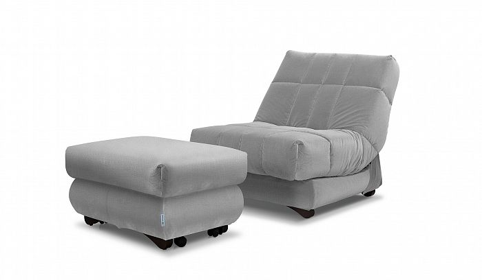 Купить Кресло-кровать «ЗЕРКАЛО НОЧИ", шенилл gull grey в интернет магазине Anderssen - изображение 6