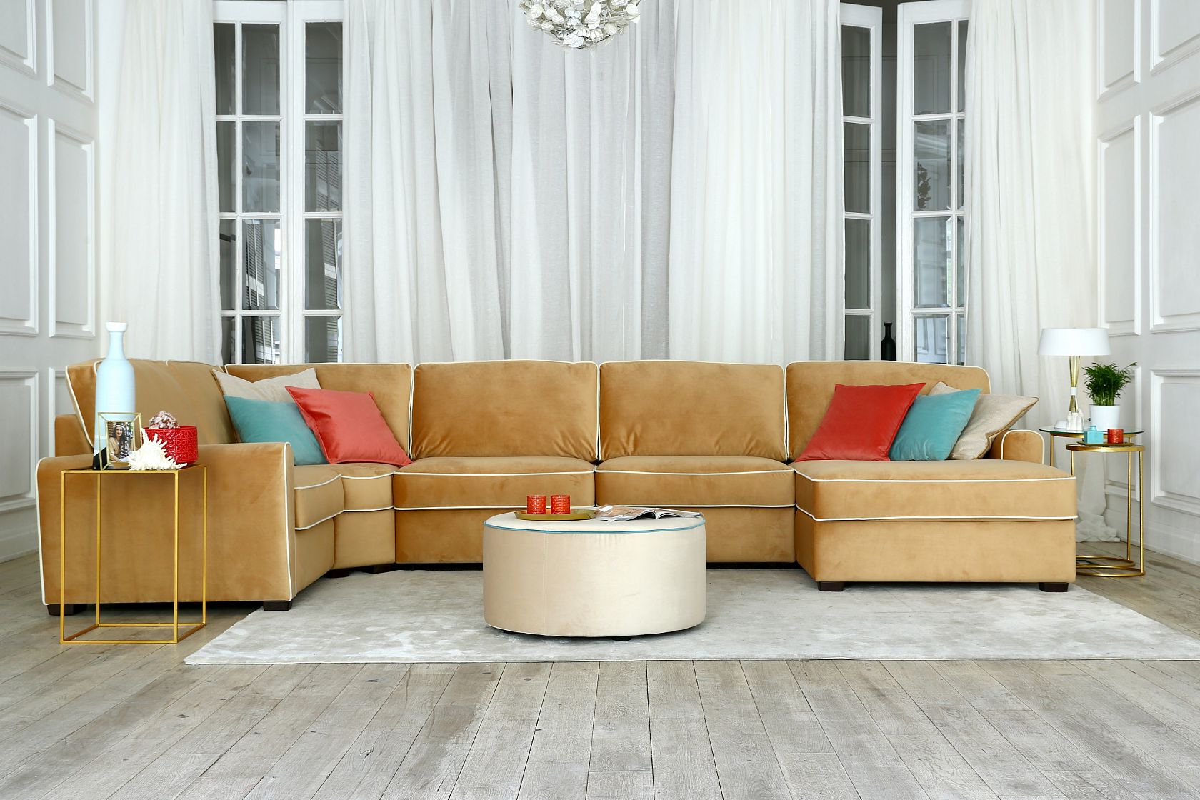 Купить Угловой диван «ДЖЕРСИ» П-ОБРАЗНЫЙ в интернет магазине Anderssen - изображение 1