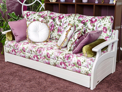 Прямой диван-кровать «ОГНИВО М» (еврософа)